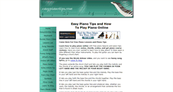 Desktop Screenshot of easypianotips.com